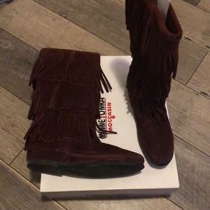 Minnetonka Moccasin , wine color
